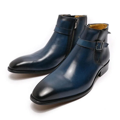 Godfrey Leather Ankle Boots -Guocali