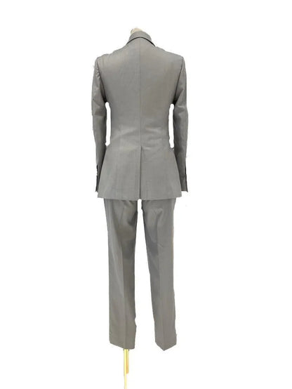 Grey 3-Piece Pantsuit - Women Trouser Suits - Trouser Suit -Guocali
