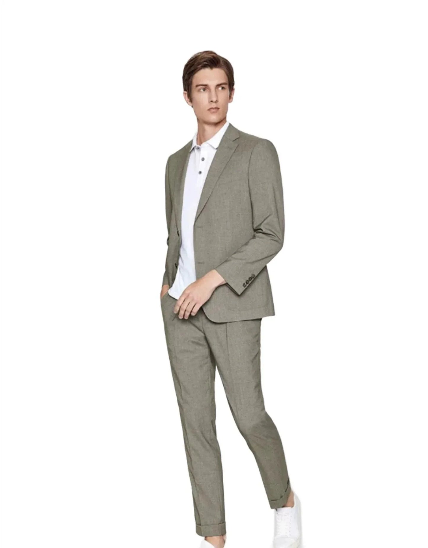 High End 3-Piece Men Suit, Slim Fit -Guocali