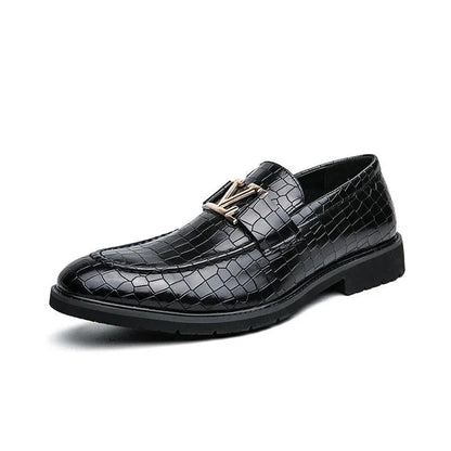 High-end Formal Leather Loafer Shoes Men -Guocali