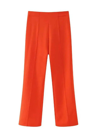 High Waist Wide Leg Trousers