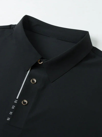 Men Short Sleeves Polo Shirt – Stretchable - Green, Black