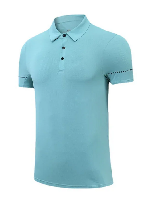 Men Short Sleeves Polo Shirt – Quick-Drying - Green