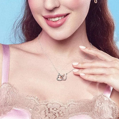 Infinity Hearts Pendant Necklace -Guocali