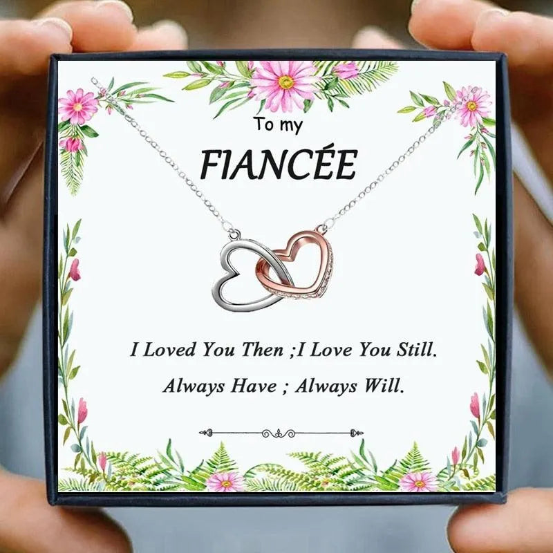 Infinity Hearts Pendant Necklace -Guocali