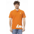 Invicta Men Cotton Short Sleeves Polo Shirt – Breathable - Orange, White -Guocali