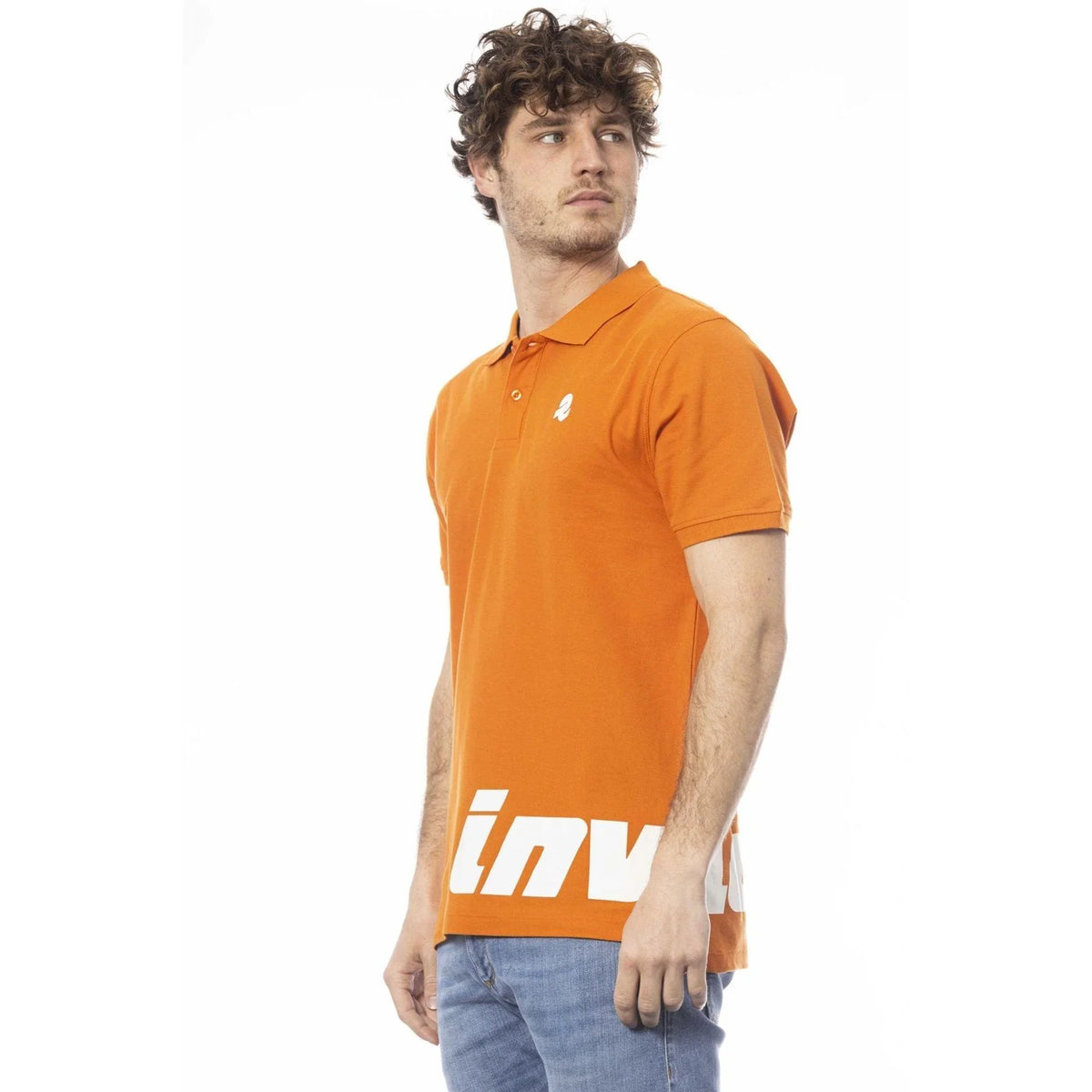 Invicta Men's Cotton Polo Shirt – Orange – Polo Shirt | GUOCALI – view 2