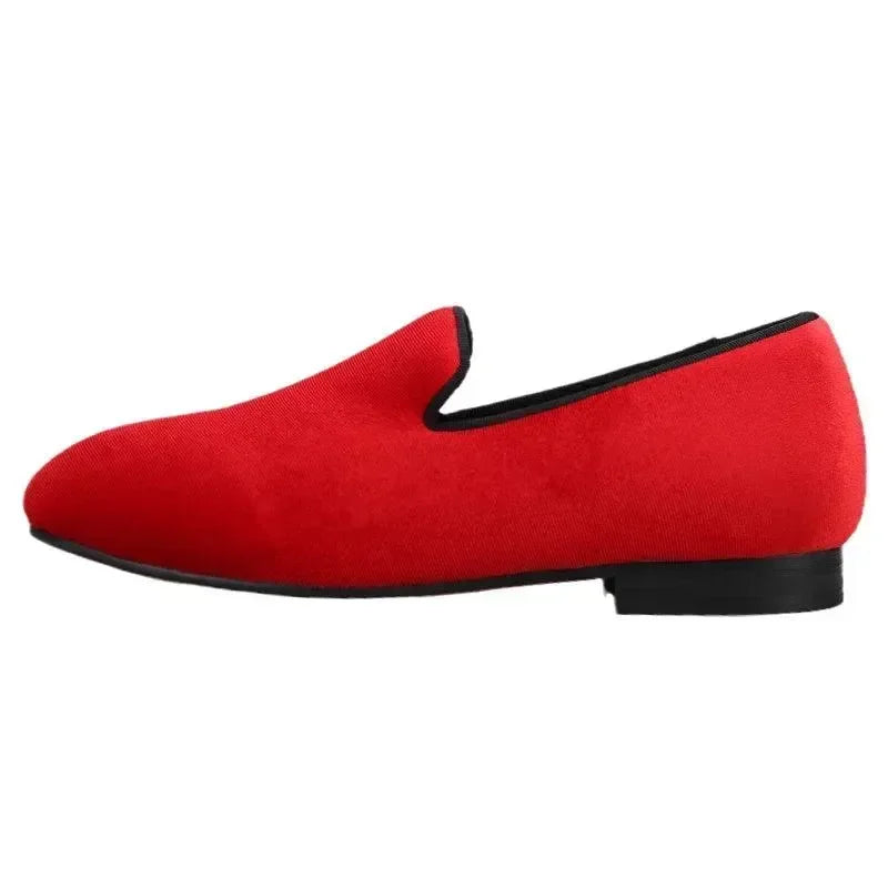 Kids Slipper Dress Loafers - Slip-On Flat Formal Dress Shoes