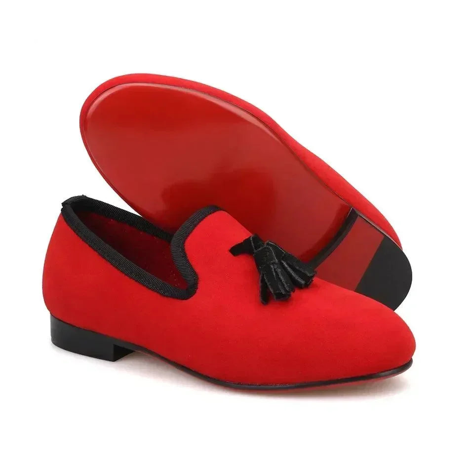 Kids Tassel Dress Loafers - Slip-On Slip-On Shoes