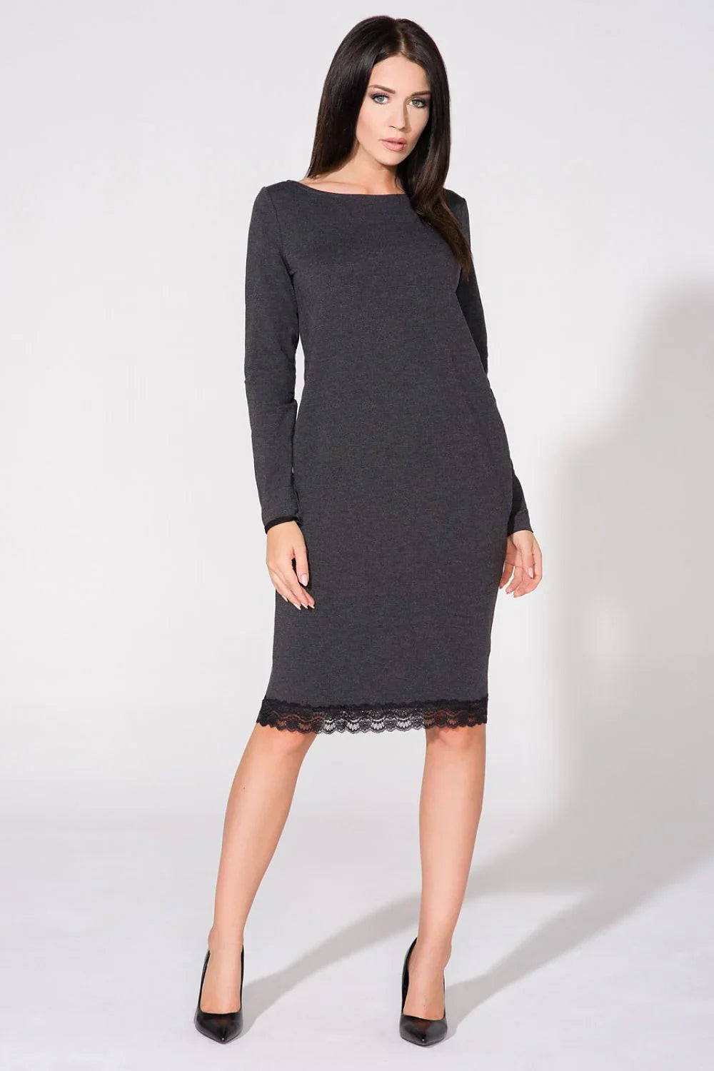 Lace Long Sleeve Dress Elegant Casual Style-Day Dress-GUOCALI