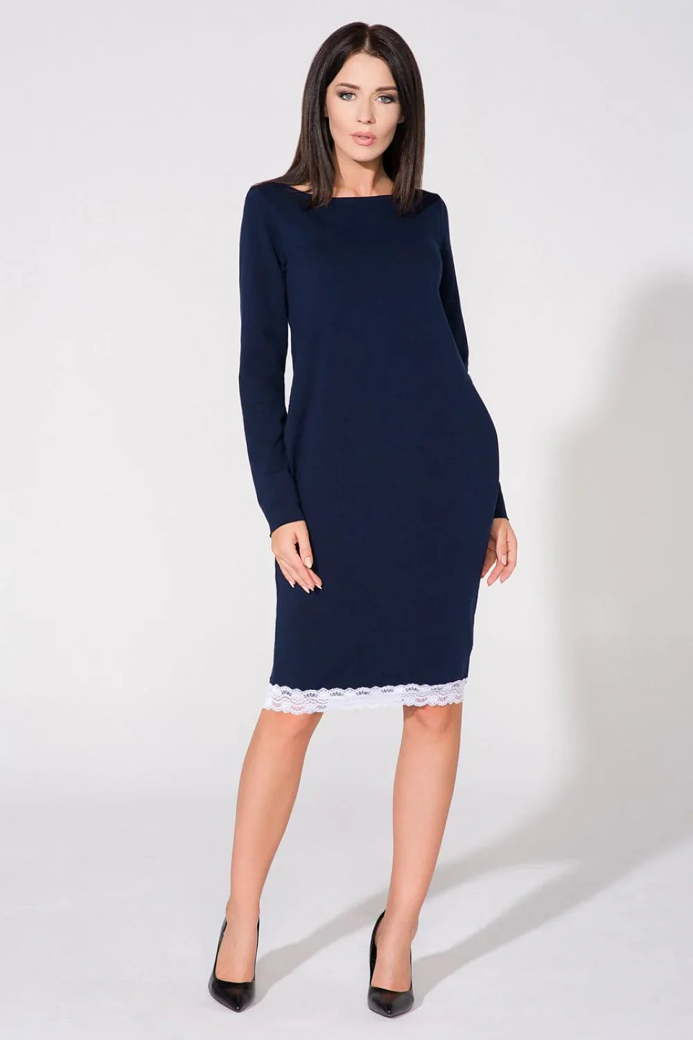 Lace Long Sleeve Dress Elegant Casual Style-Day Dress-GUOCALI