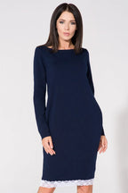 Lace Long Sleeve Dress Elegant Casual Style-Day Dress-GUOCALI