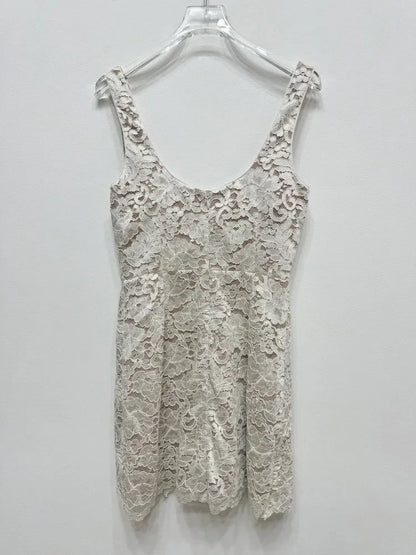 Lace Slash Neck Party Dress -Guocali