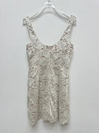 Lace Slash Neck Party Dress -Guocali