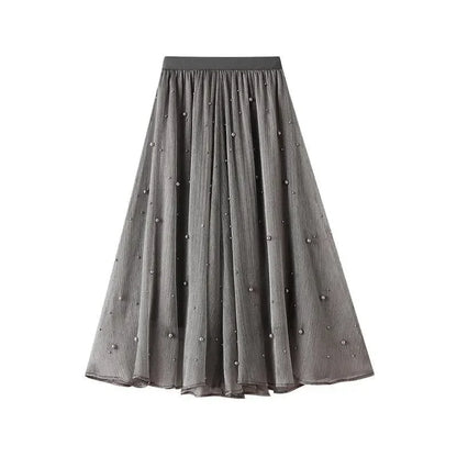 Long Skirt with Ruffle Edge -Guocali