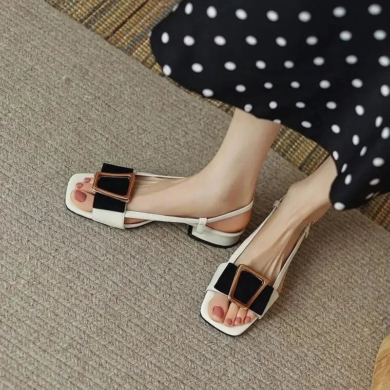 Low Heel Women Sandals -Guocali