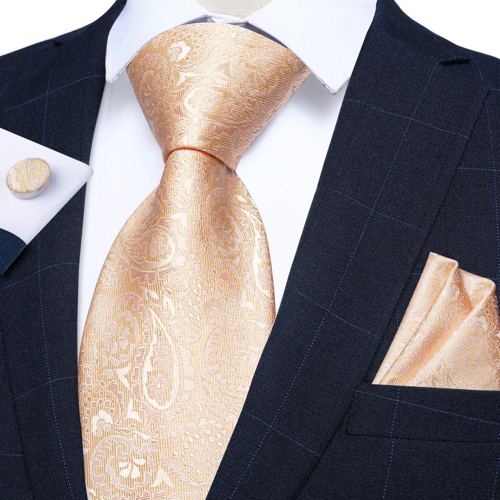 Luxury Paisley Necktie Set -Guocali