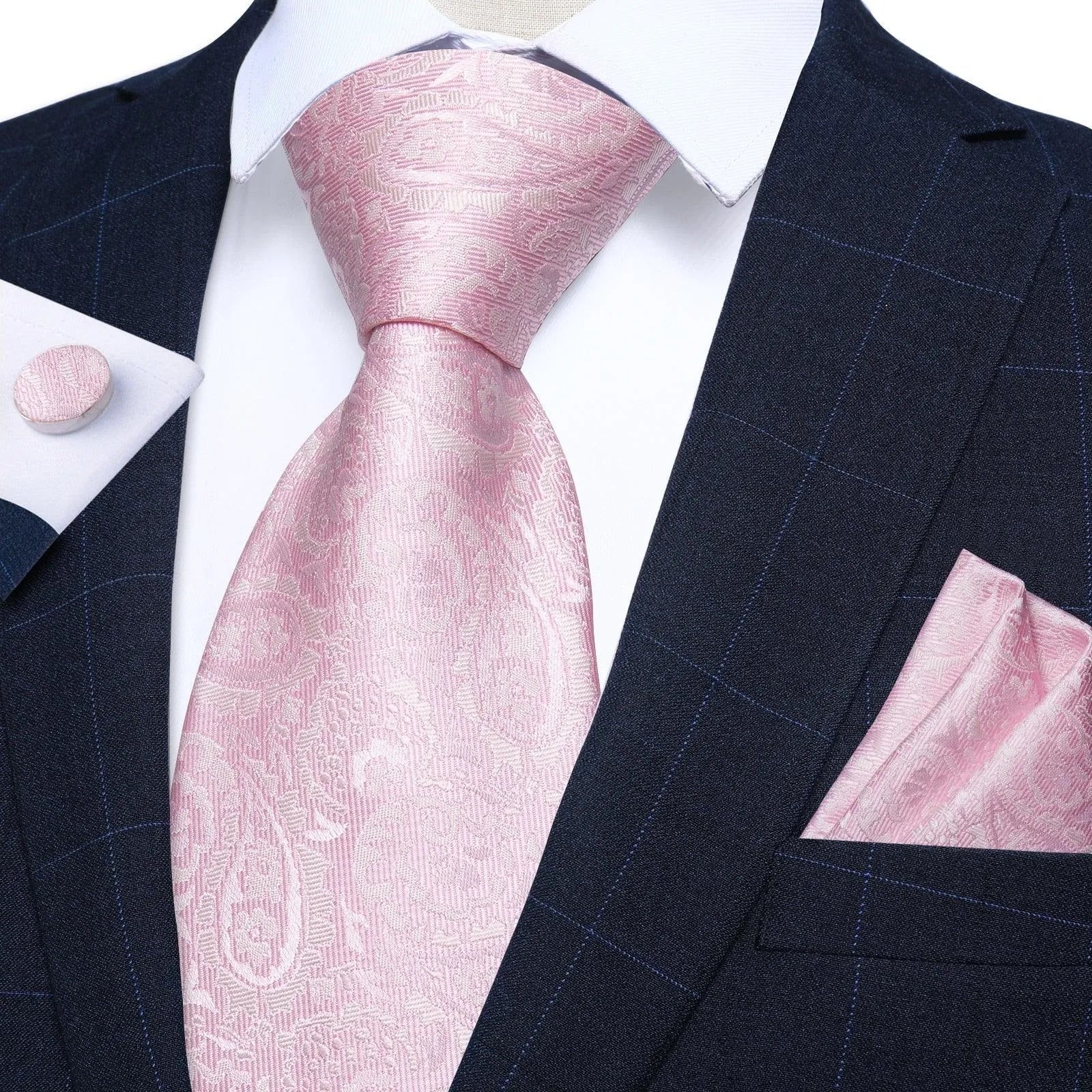 Luxury Paisley Necktie Set -Guocali