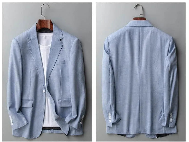 Men Blazer - 1-Button Business -Guocali