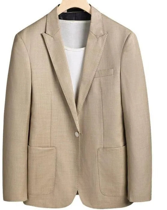 Men Blazer - 1-Button Business -Guocali