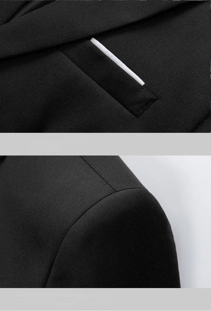 Men Blazer - 2-Button Smart Casual Blazer -Guocali