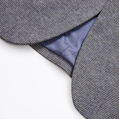 Men Blazer - Grey Slim Fit Blazer -Guocali