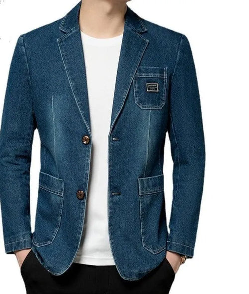 Men Blazer - Lightweight Suit Jacket