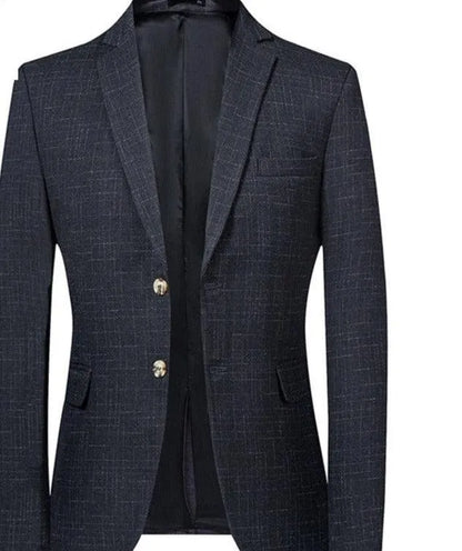 Men Blazer - Marl 2-Button Formal Blazer -Guocali