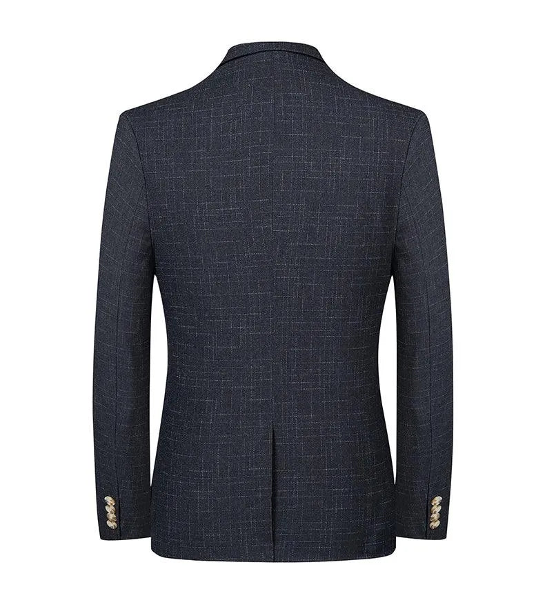 Men Blazer - Marl 2-Button Formal Blazer -Guocali