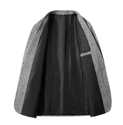 Men Blazer - Marl Formal Blazer -Guocali