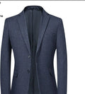 Men Blazer - Striped Formal Blazer -Guocali