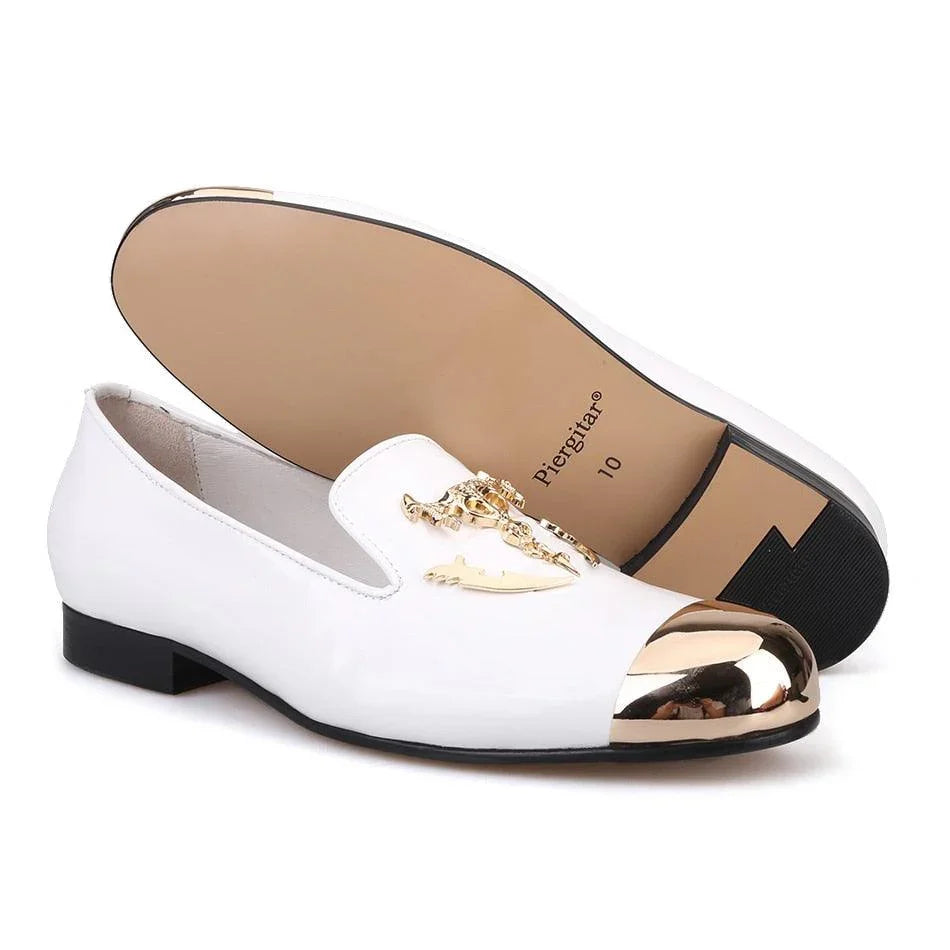 Men Casual Dress Slipper Loafers - Slip-On Flat Shoes