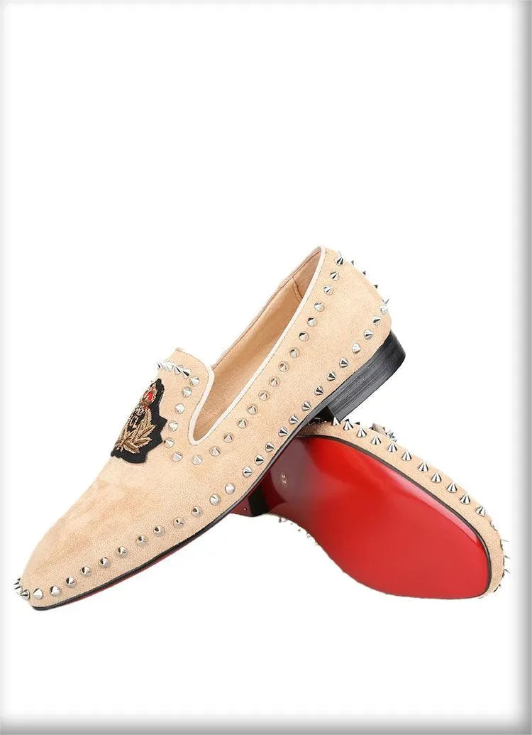 Men Casual Slipper Dress Loafers - Slip-On Flat Shoes