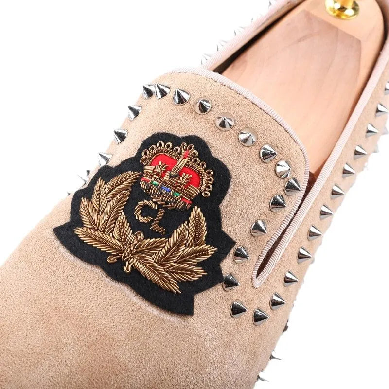 Men Casual Slipper Dress Loafers - Slip-On Flat Shoes