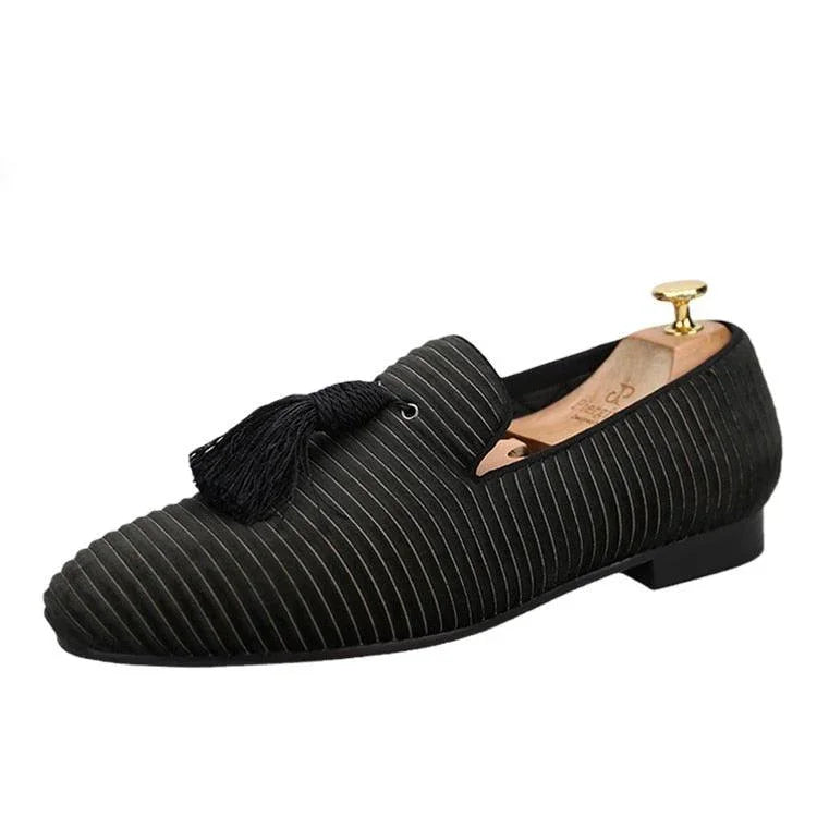 Men Casual Tassel Dress Loafers - Slip-On Slip-On Shoes
