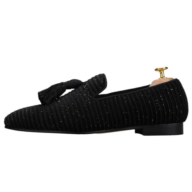 Men Casual Tassel Dress Loafers - Slip-On Slip-On Shoes