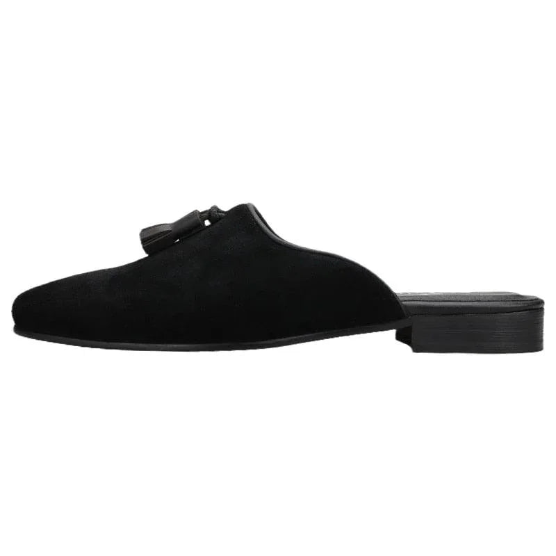 Men Casual Tassel Slipper Dress Loafers - Slip-On Slipper Loafers