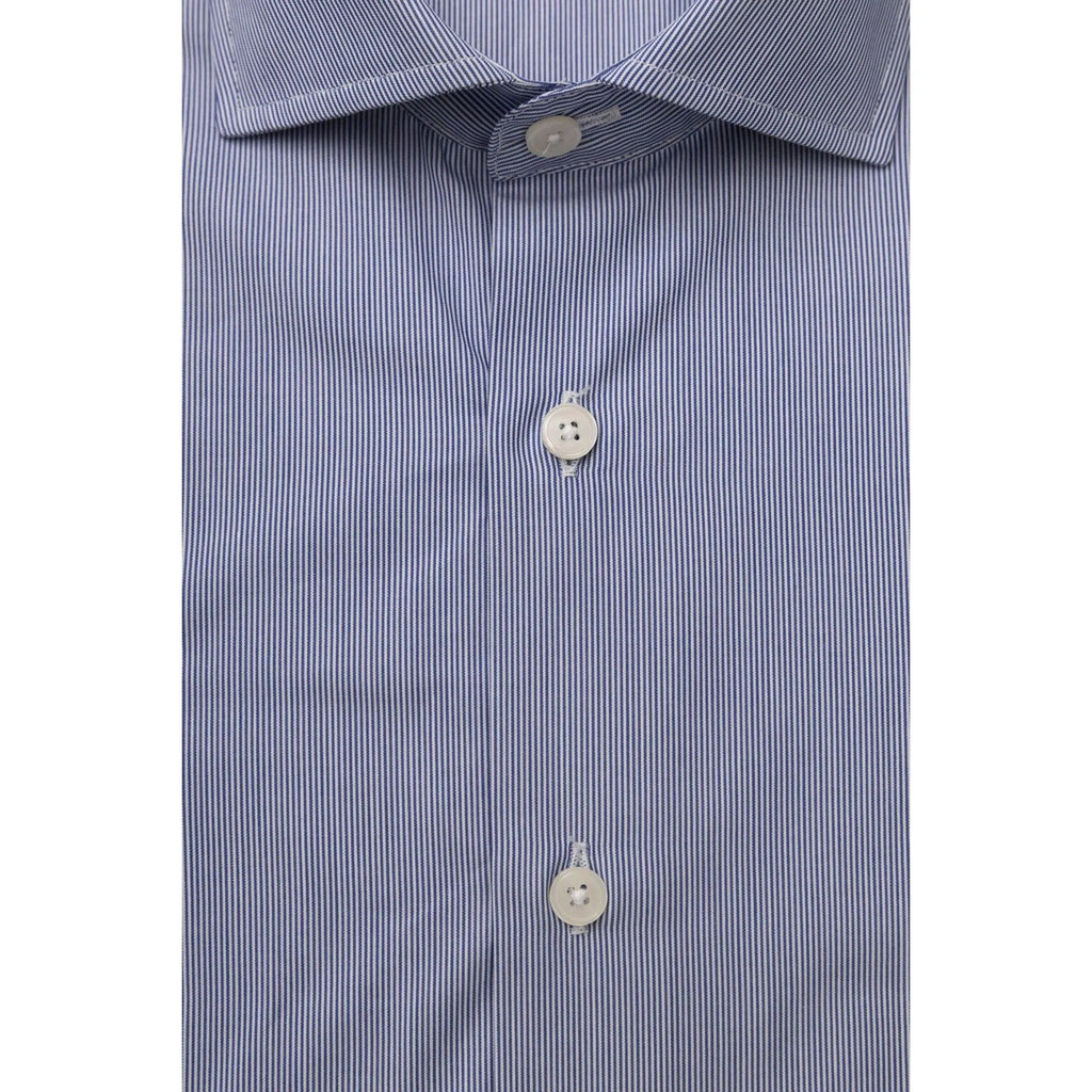 Men Cotton Long Sleeves Dress Shirt – Breathable, White