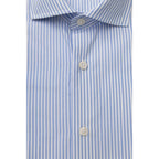 Men Cotton Long Sleeves Point Collar Dress Shirt – Breathable, White