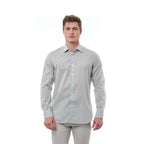 Men Cotton Long Sleeves Regular Fit Dress Shirt – Breathable, White