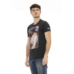 Men Crew-Neck Short-Sleeves T-Shirt – Breathable - Black -Guocali