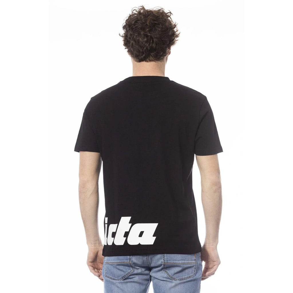 Men Crew-Neck Short-Sleeves T-Shirt – Breathable - Black -Guocali