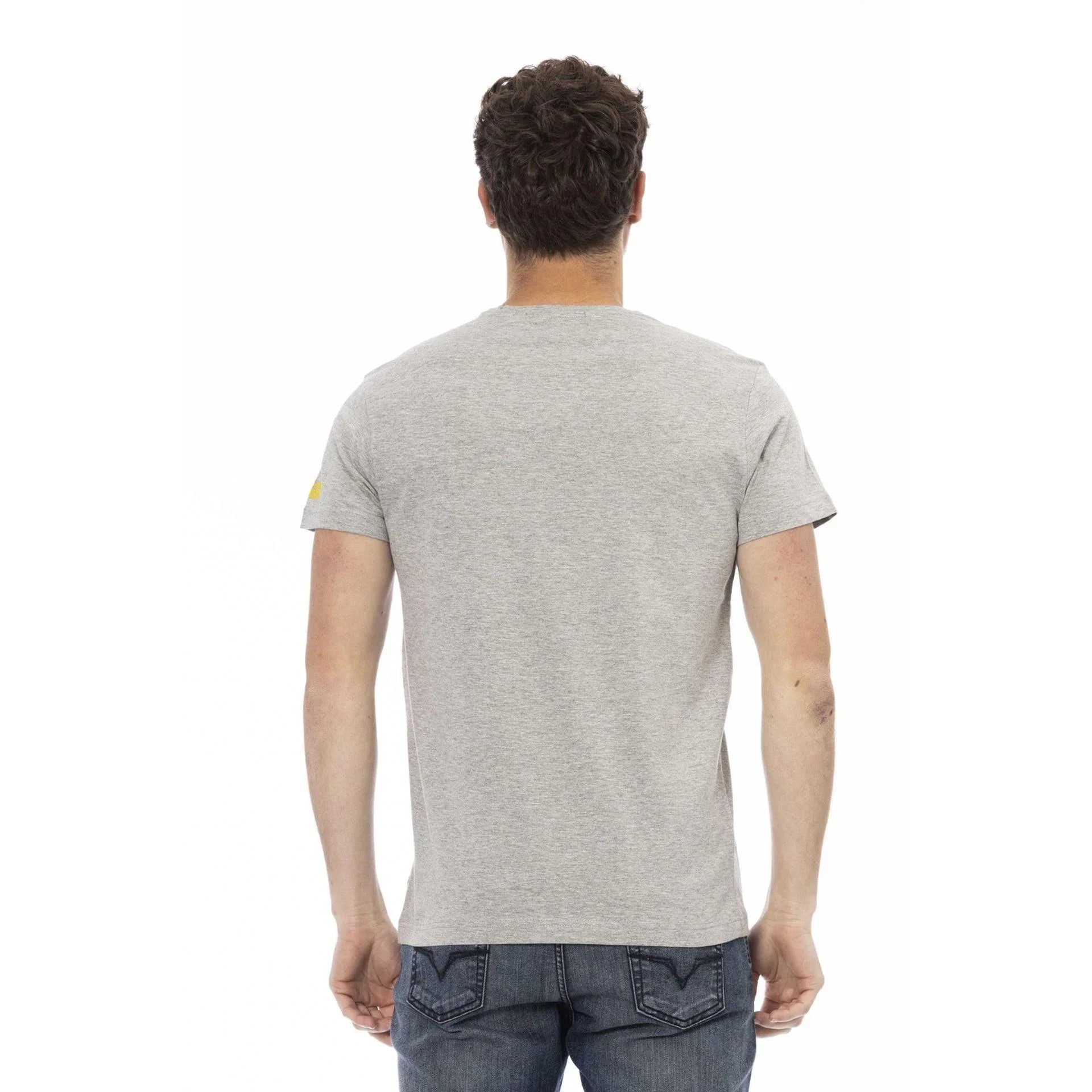 Men Crew-Neck Short-Sleeves T-Shirt – Breathable - Gray -Guocali