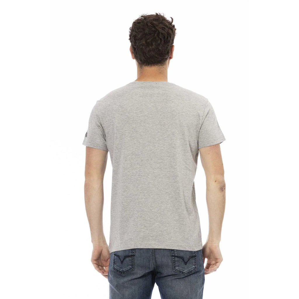 Men Crew-Neck Short-Sleeves T-Shirt – Breathable - Gray -Guocali