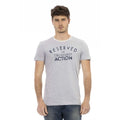 Men Crew-Neck Short-Sleeves T-Shirt – Breathable - Gray -Guocali