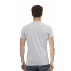 Men Crew-Neck Short-Sleeves T-Shirt – Breathable - Gray -Guocali