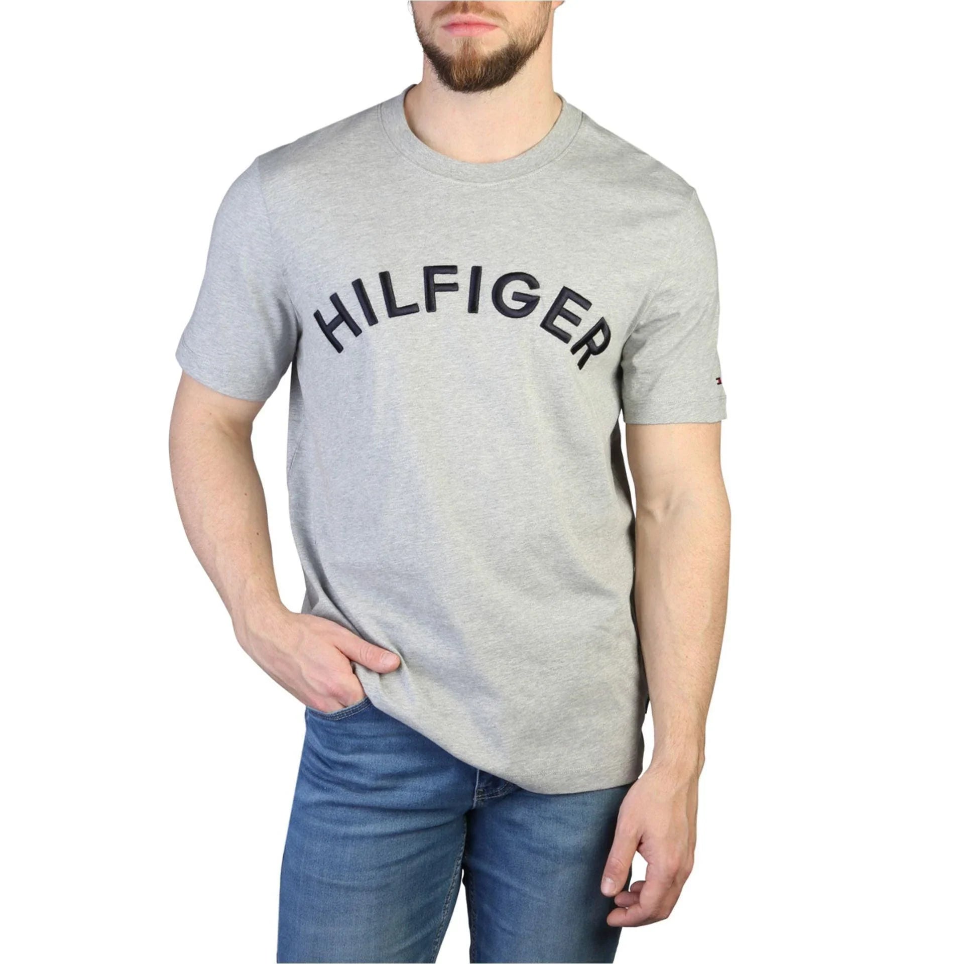 Men Crew-Neck Short-Sleeves T-Shirt – Breathable - Gray -Guocali