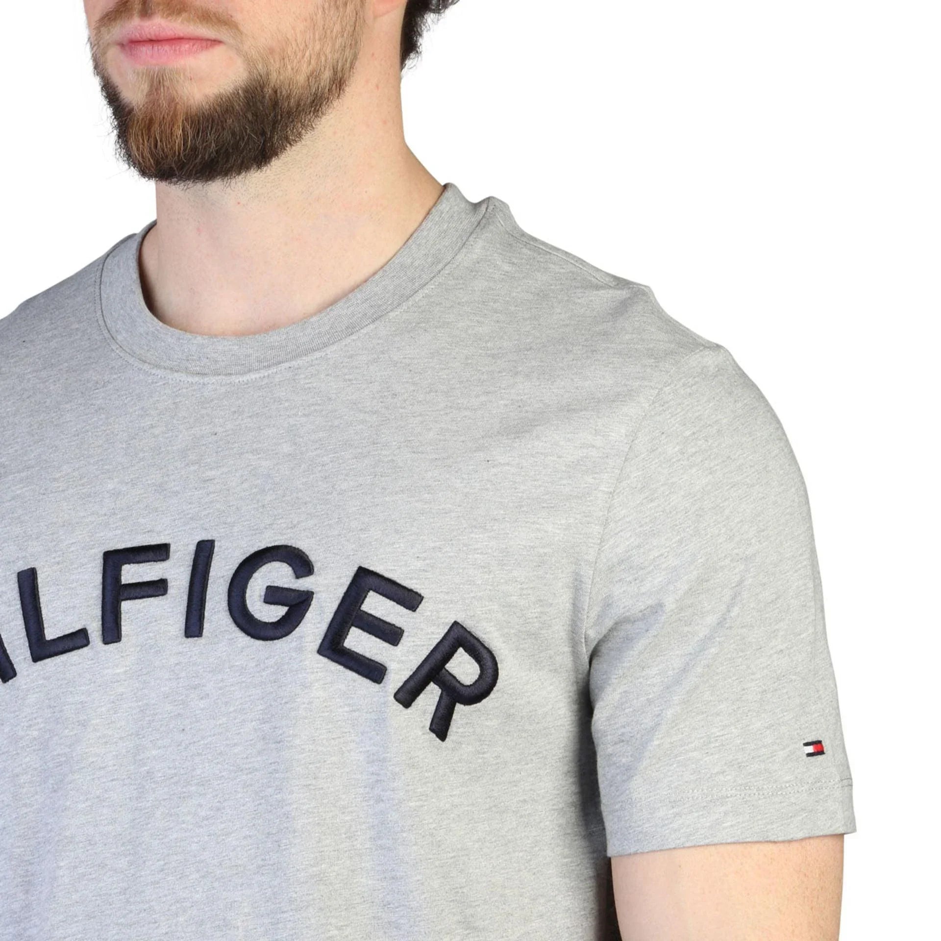 Men Crew-Neck Short-Sleeves T-Shirt – Breathable - Gray -Guocali