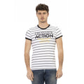 Men Crew-Neck Short-Sleeves T-Shirt – Breathable, Black, Yellow