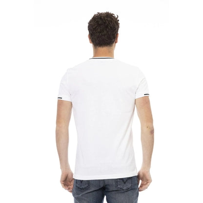 Men Crew-Neck Short-Sleeves T-Shirt – Breathable - White, Yellow, Black -Guocali